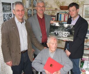 V.l.n.r.: Karl-Peter Wirth, Helmut Jung, Kurt Hoin und Christian Radkovsky