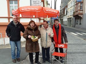 Von links: Karl-Peter Wirth, Jacqueline Würz, Heinz-Werner Koch und Bruno Götz