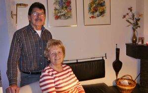 Der Erste Stadtrat Bruno Götz mit Ehefrau Brunhilde. Sie sind seit 50 Jahren verheiratet.