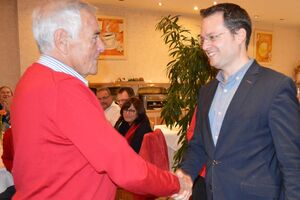 Auch in diesem Jahr stehen Ehrungen durch den Landtagsabgeordneten Tobias Eckert auf dem Programm (Archivbild 2016)