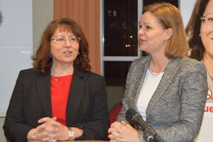 Politik vor Ort zu gestalten - dazu braucht es engagierte Politikerinnen wie Jacqueline Würz und Nancy Faeser