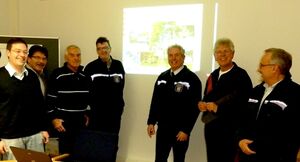 Der Leiter des Forstamtes, Werner Wernecke stellt die Pläne zur Entwicklung des Forstlichen Bildungszentrums vor