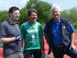 Christian Radkovsky, Bruno Götz und Helmut Jung engagieren sich für den Tourismus im Lahntal