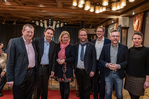 Foto: 11. Hessengipfel der SPD am 8. und 9. Februar 2020 in Friedewald mit Nancy Faeser (Mitte) , Foto:Peter Jülich