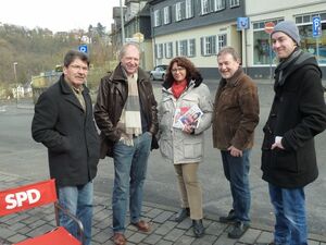 Sonne, gute Laune und interessante Gespräche – der monatliche Infostand der Weilburger SPD