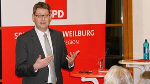 TSG war ein Freund des Weilburger Landes. Hier beim politischen Aschermittwoch 2018 in Ahausen
