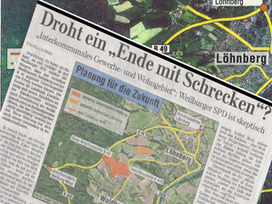 Das Tageblatt berichtet 2010 über einen Ortstermin der SPD. Bereits damals war die Schieflage des Projekts erkennbar