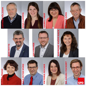 Ein gutes Team - die Mitglieder der SPD-Fraktion im Weilburger Stadtparlament