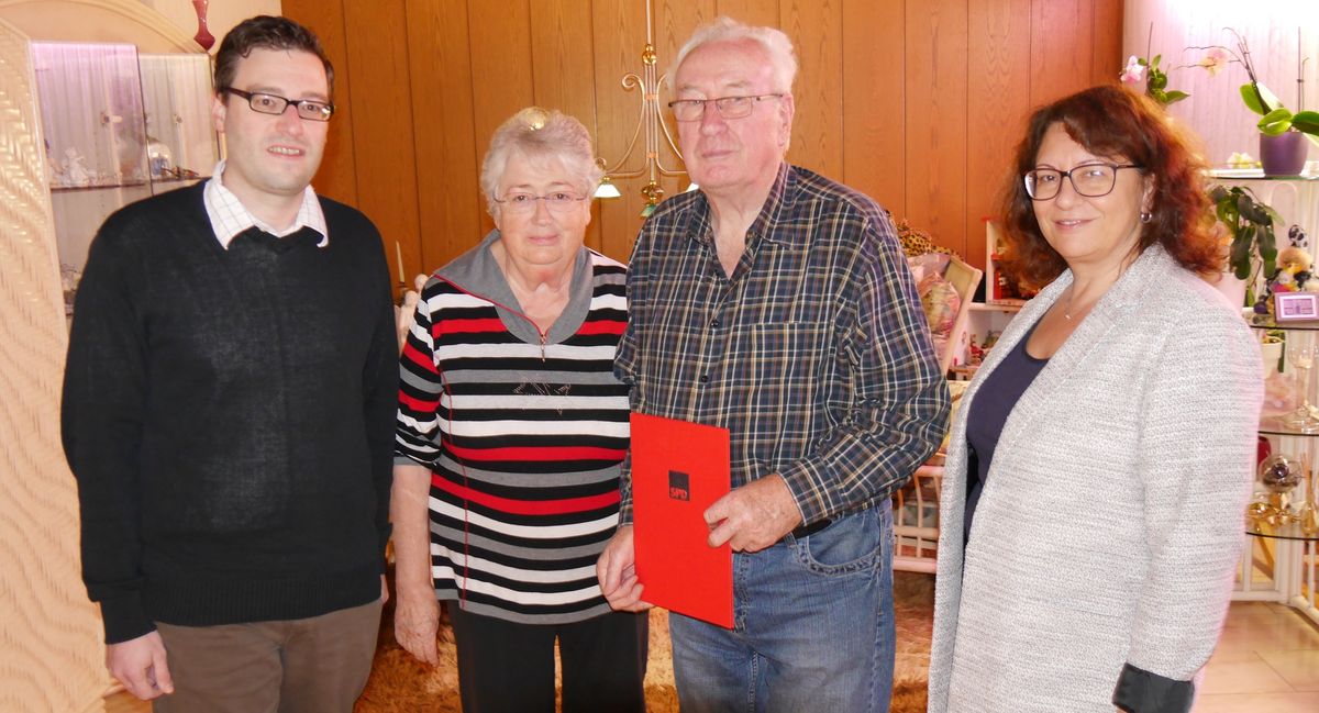 Goldene Ehrennadel für Manfred Heimann - SPD Weilburg